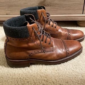 Johnston & Murphy Brown Leather Boots